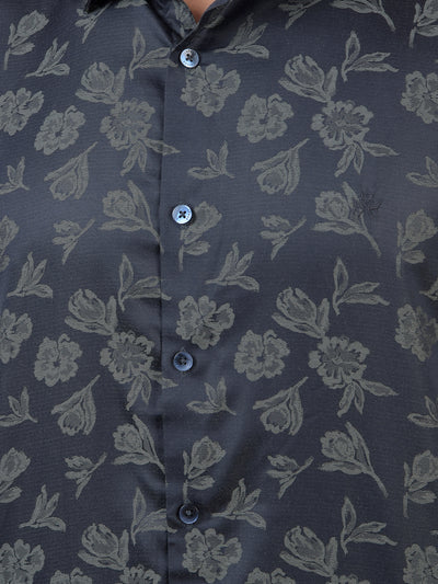 Green Floral Print Shirt
