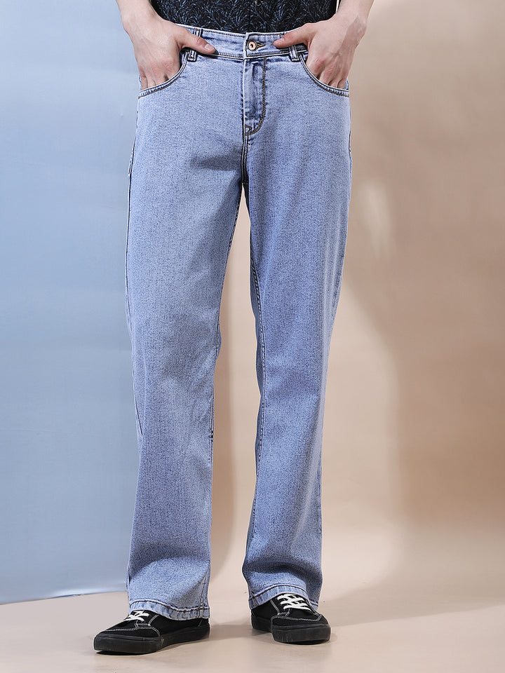 Sky Blue Baggy Jeans