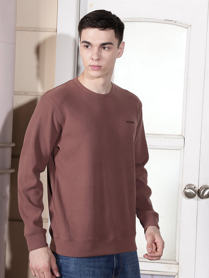 Relaxed Cocoa Brown Sweatshirt