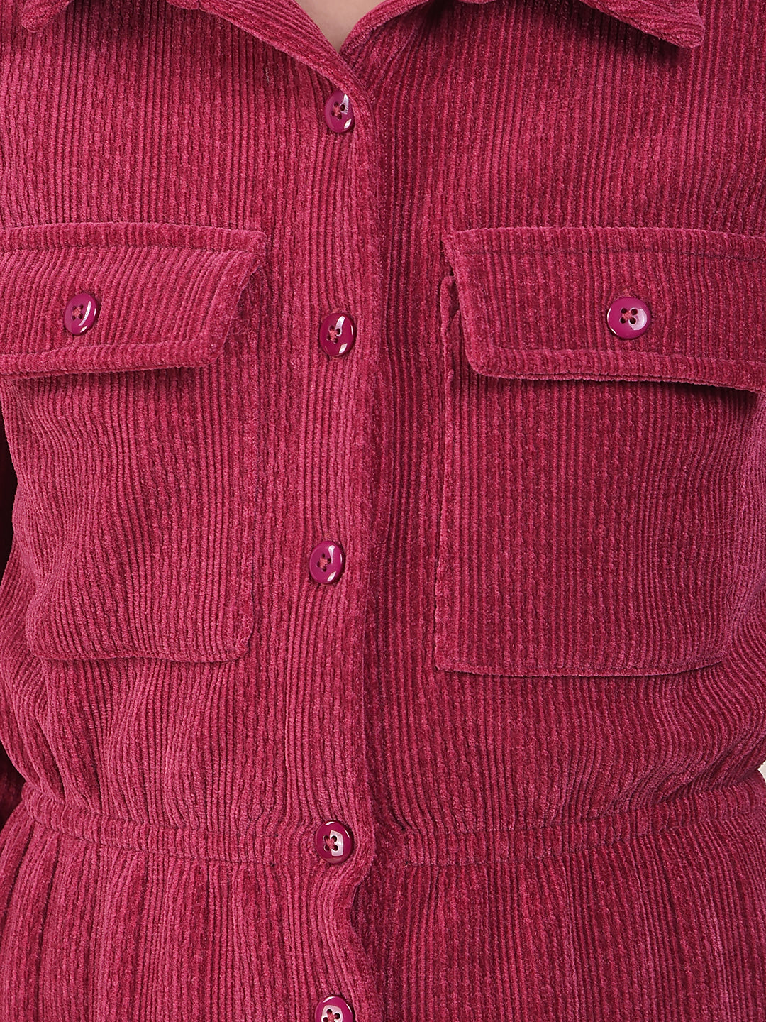 Dreamy Pink Corduroy Dress