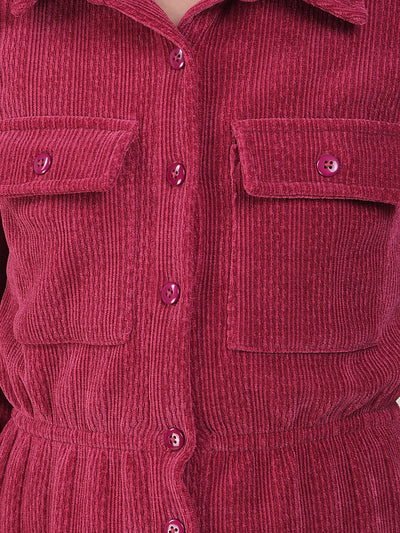 Dreamy Pink Corduroy Dress