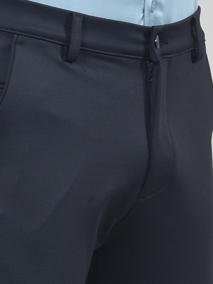 Trendy Navy Blue Trousers