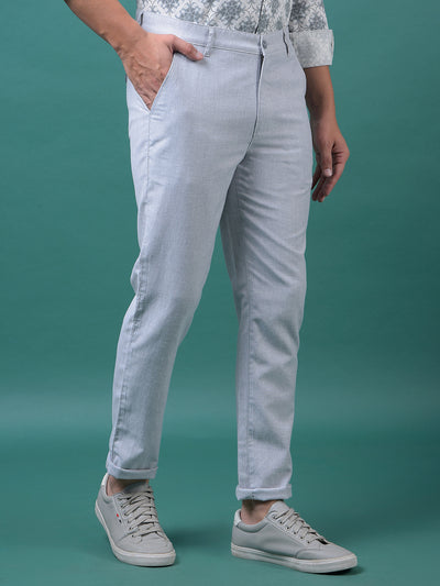 Grey 100% Cotton Trousers