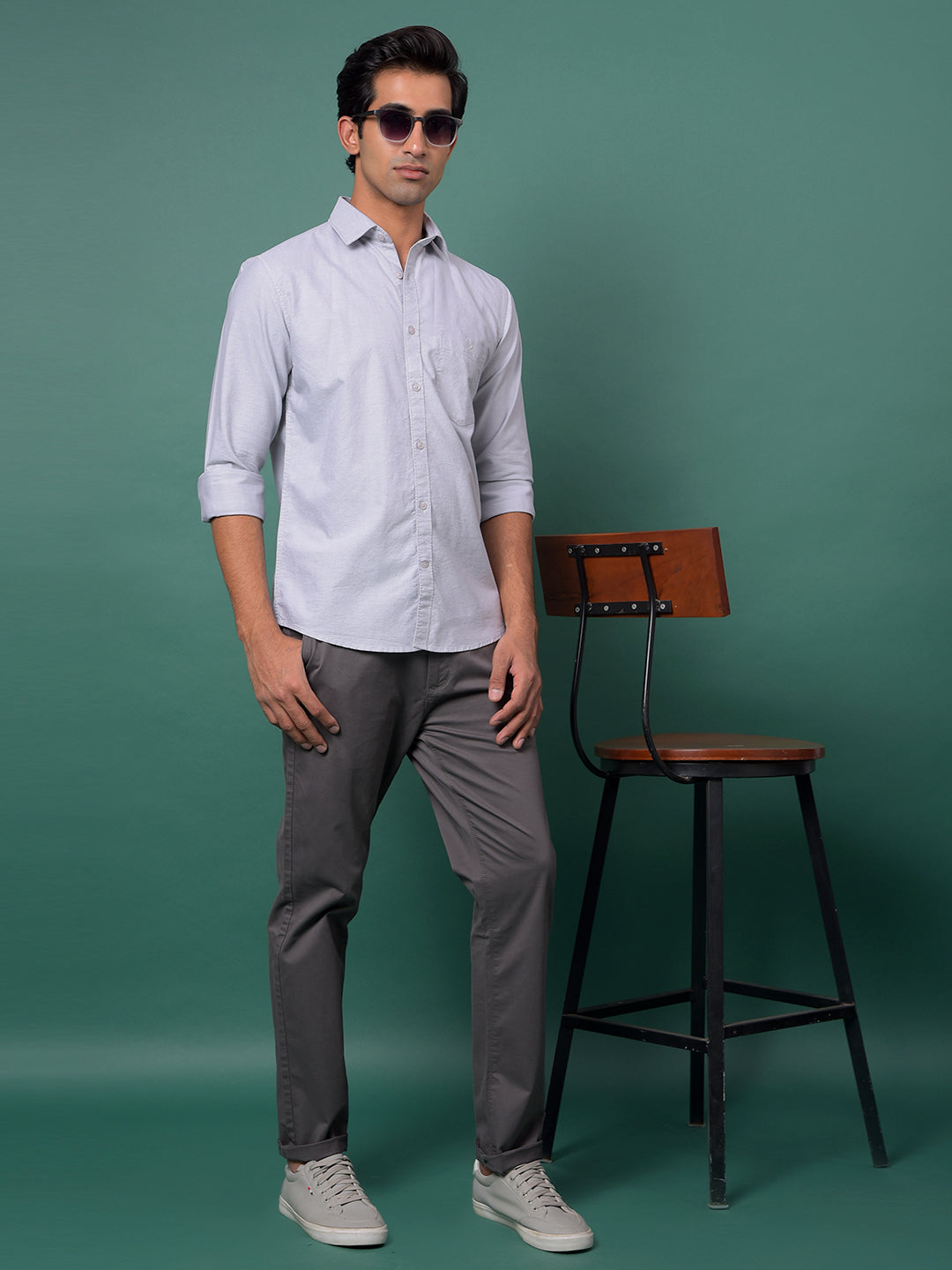Chic Grey Trousers