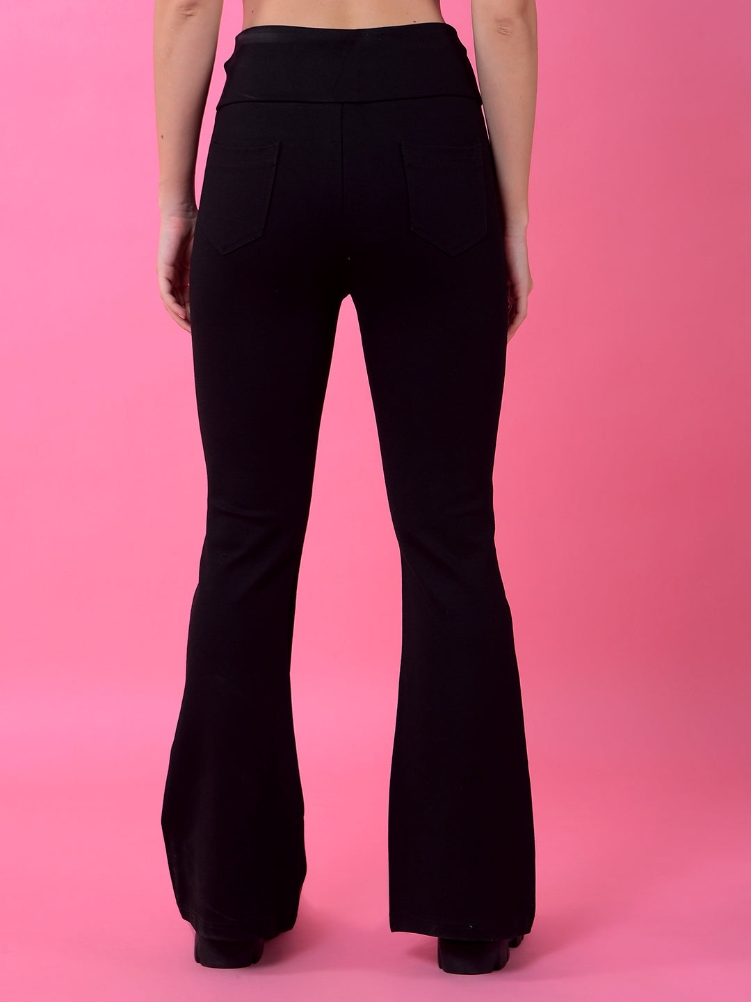 Black Bootcut Treggings