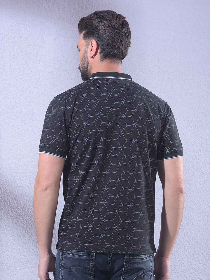 Black Printed T-Shirt
