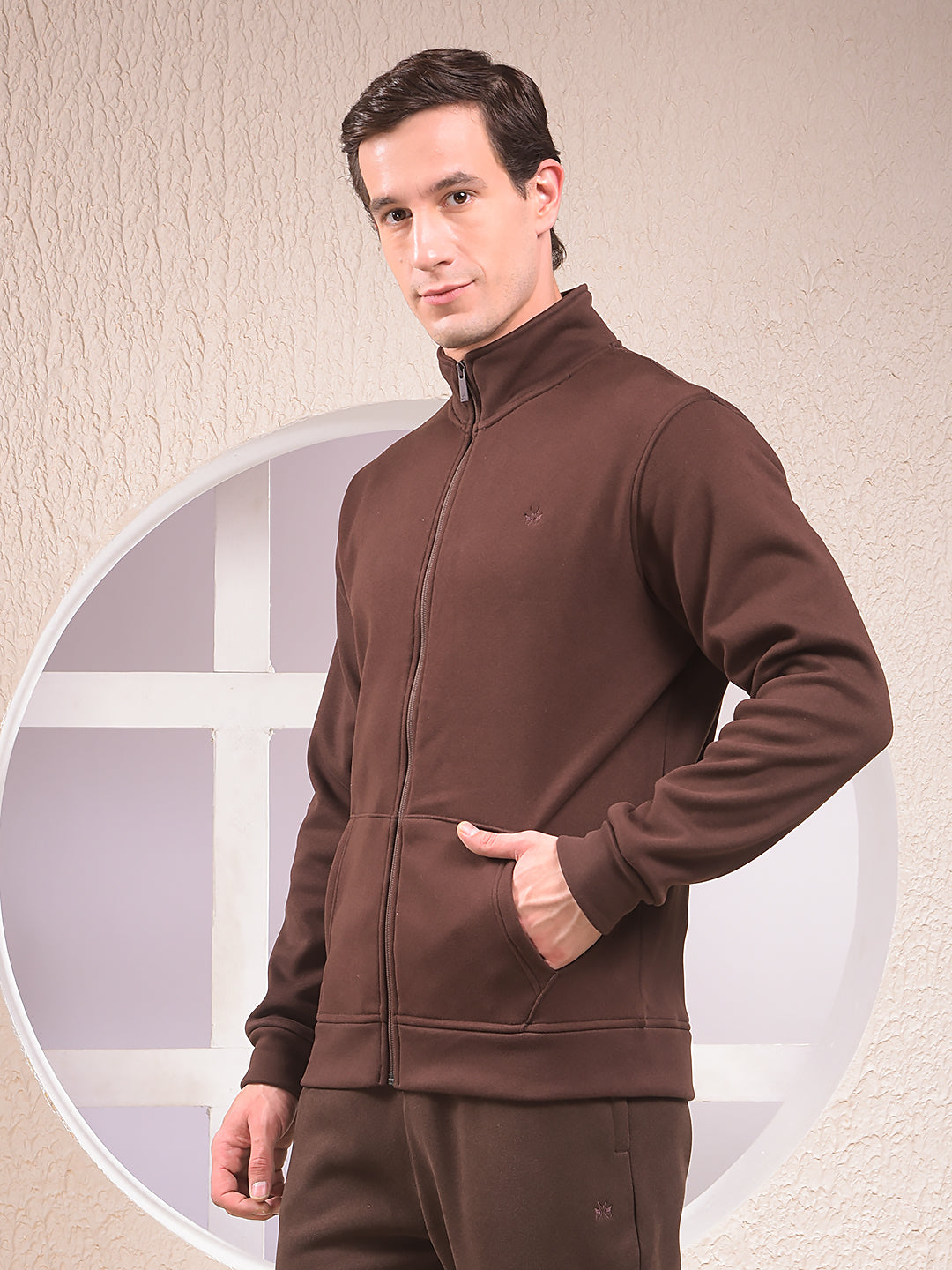 Brown Trendy Sweatshirt