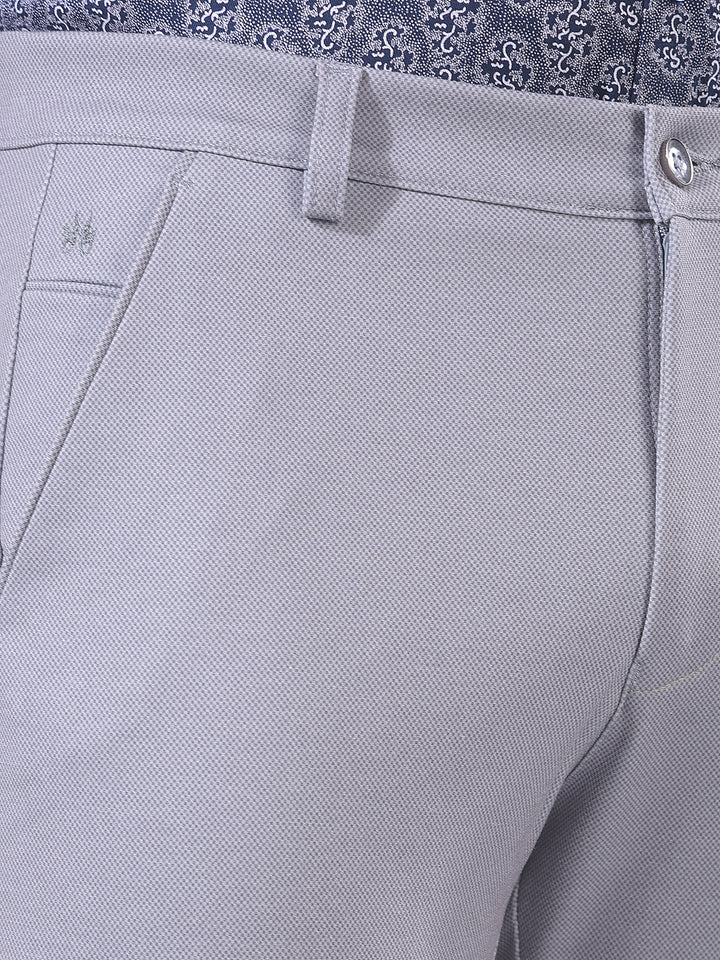 Soft Grey Knitted Trousers