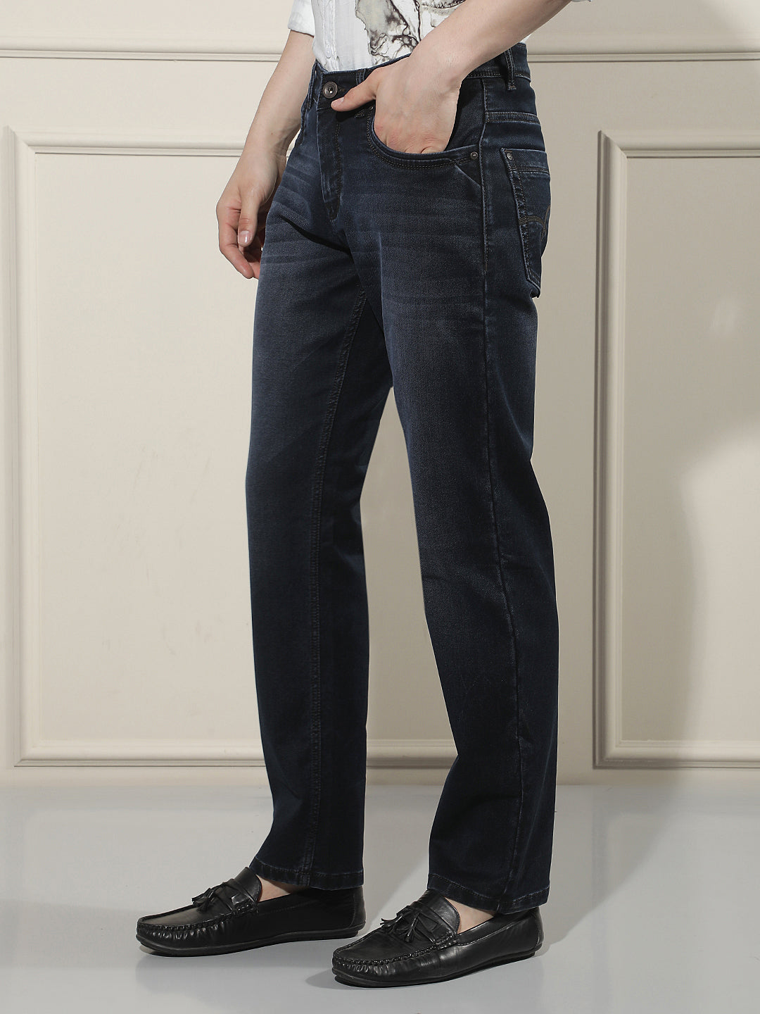 Indigo Blue Straight Jeans
