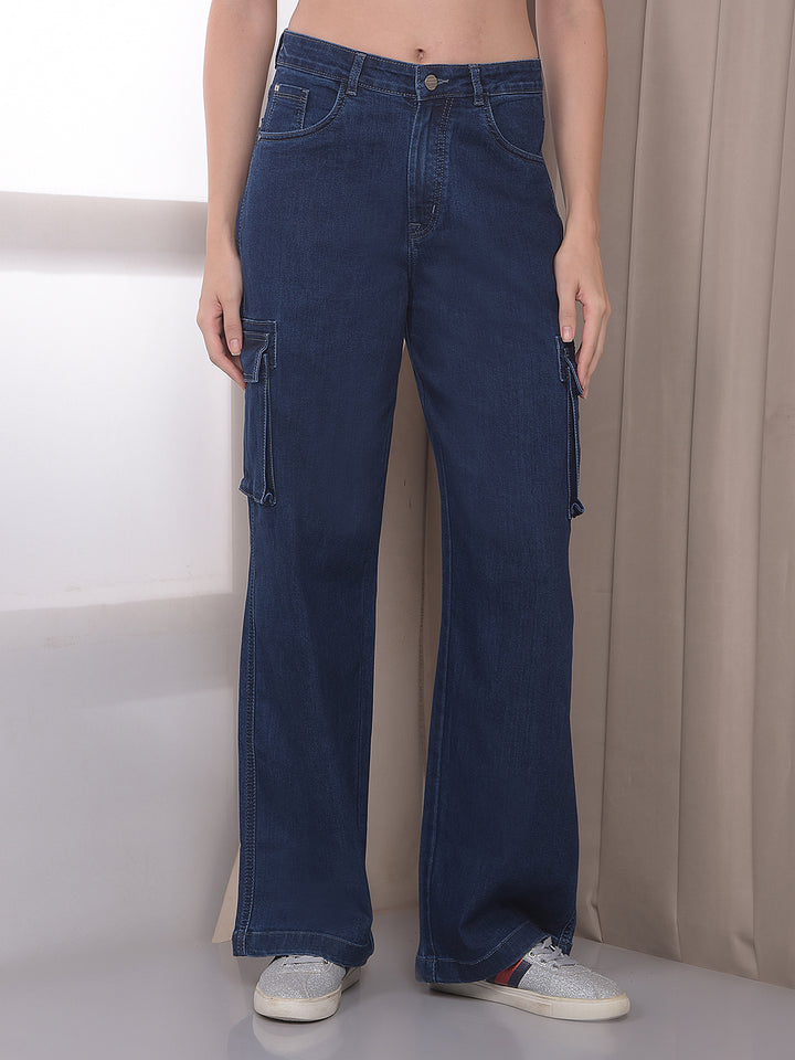 Indigo Blue Cargo Jeans