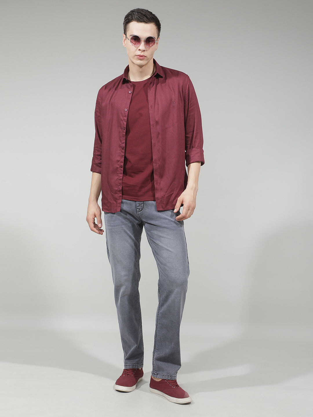 Classic Iron Grey Straight Jeans