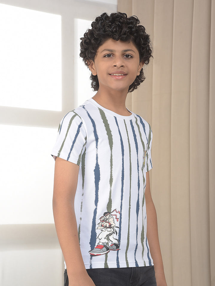 Blue Striped T-Shirt