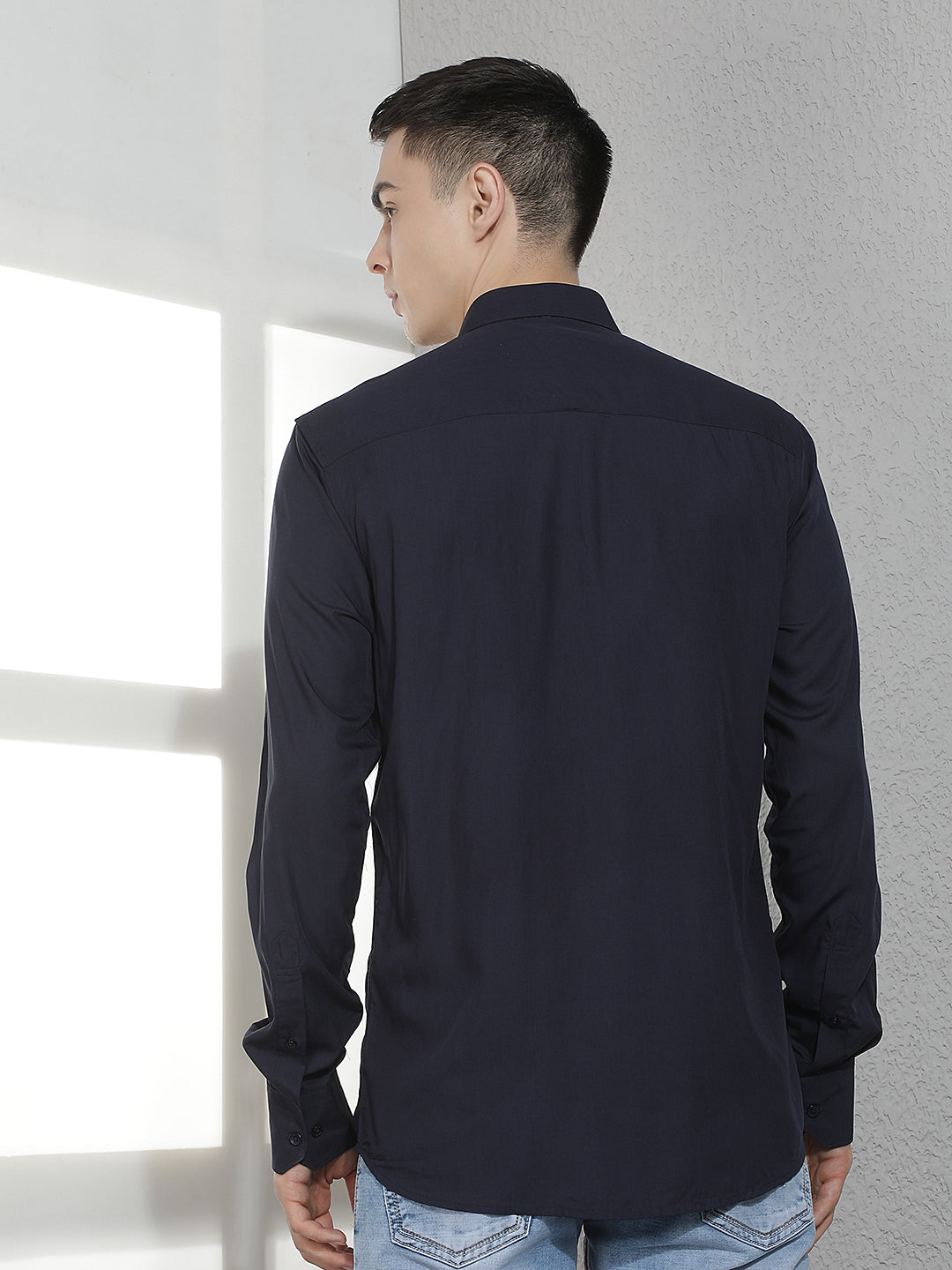 Vogue Deep Navy Modal Shirt
