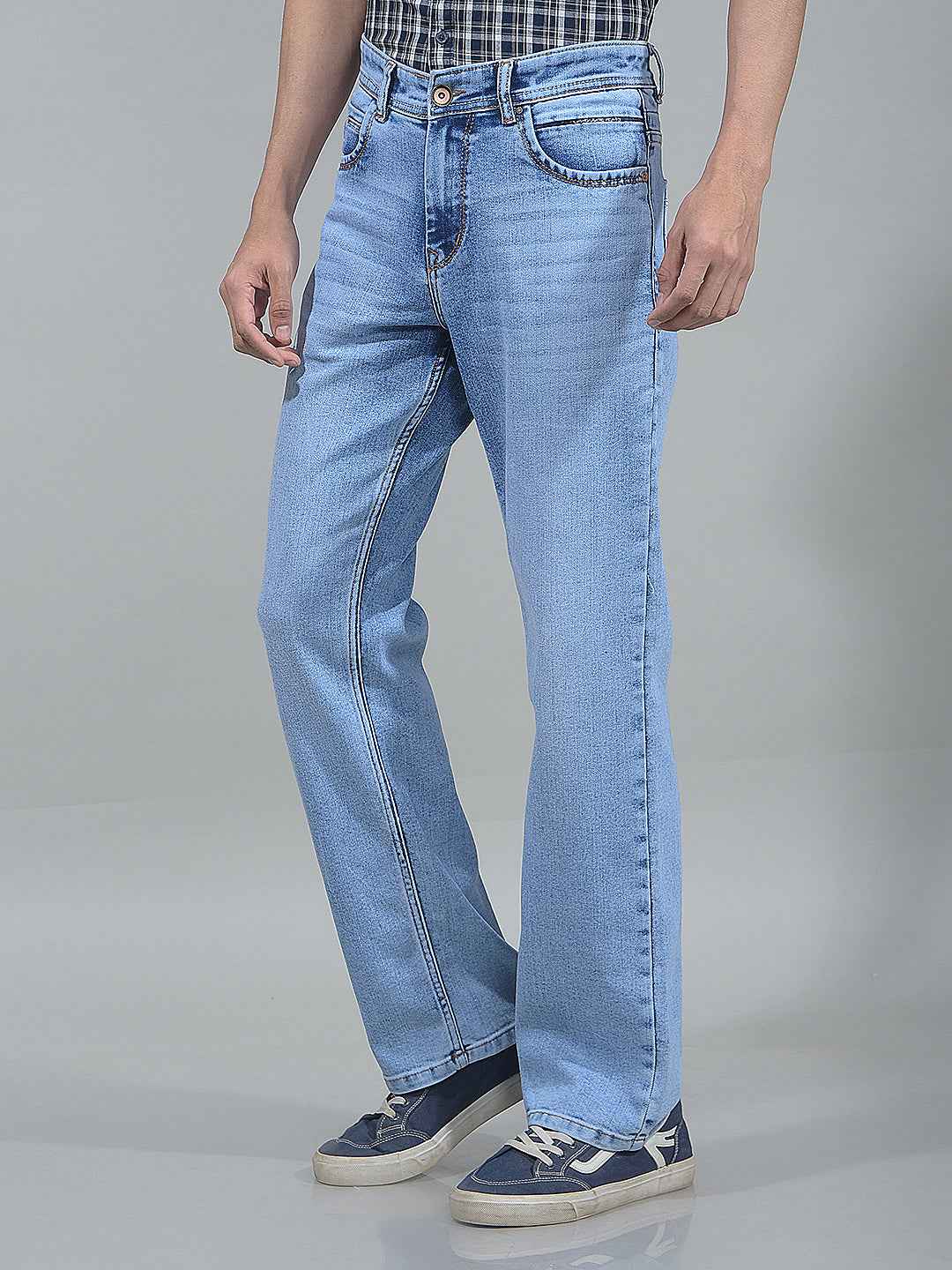 Blue Relaxed Baggy Jeans