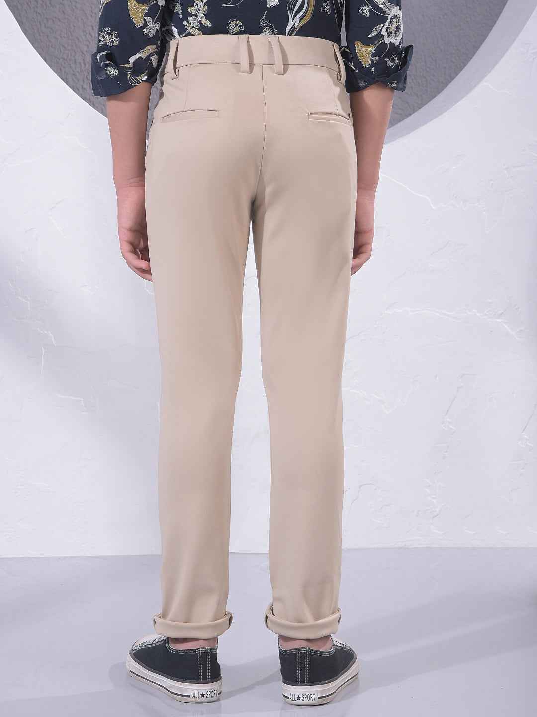Light Beige Daily Trousers