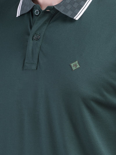 Green Polo-Neck T-Shirt