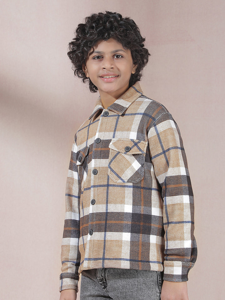 Multi-Color Checked Shacket