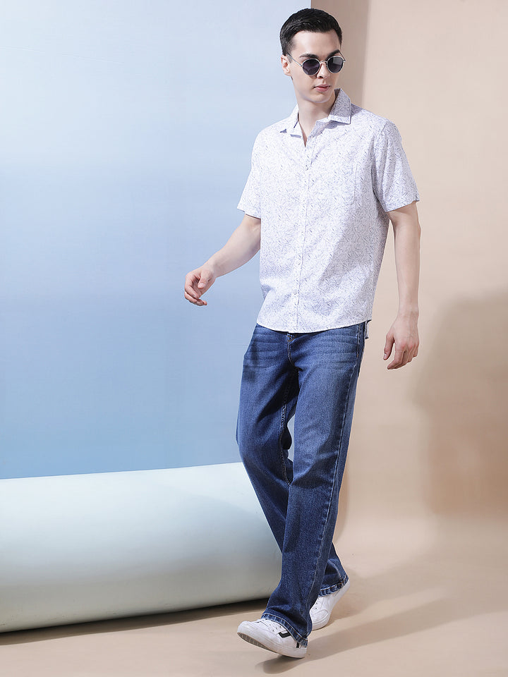 Contemporary Ocean Blue Baggy Jeans