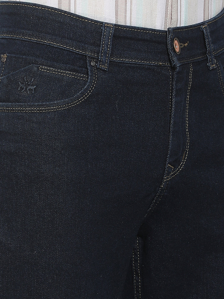 Vibrant Deep Blue Baggy Jeans