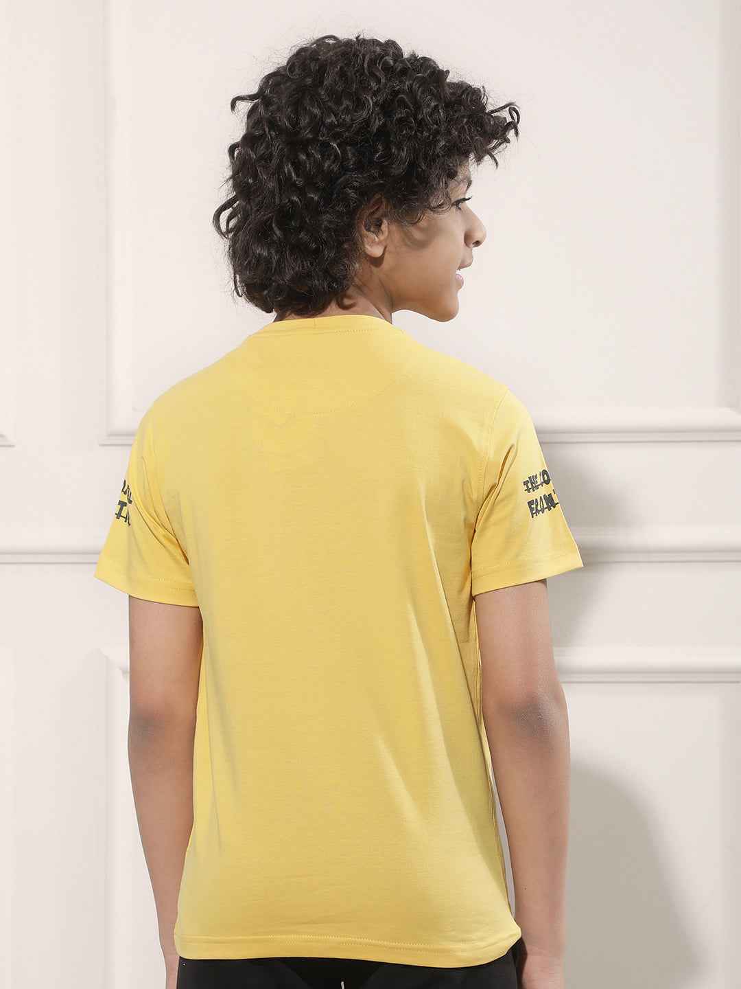 Yellow Graphic Print T-Shirt
