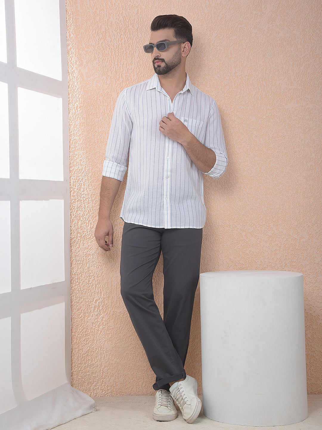 Black Straight Trousers