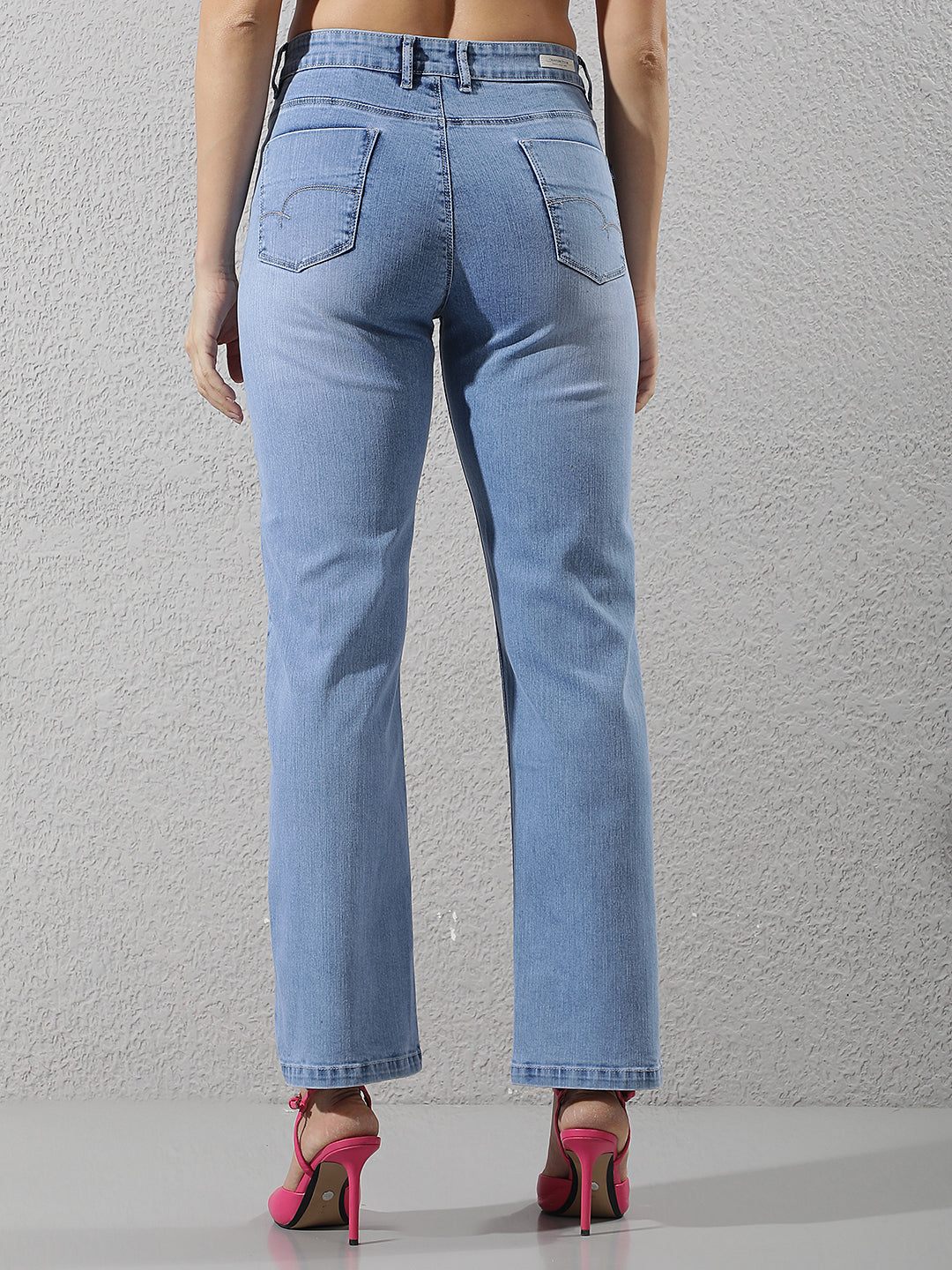 Refined Indigo Blue Straight Jeans