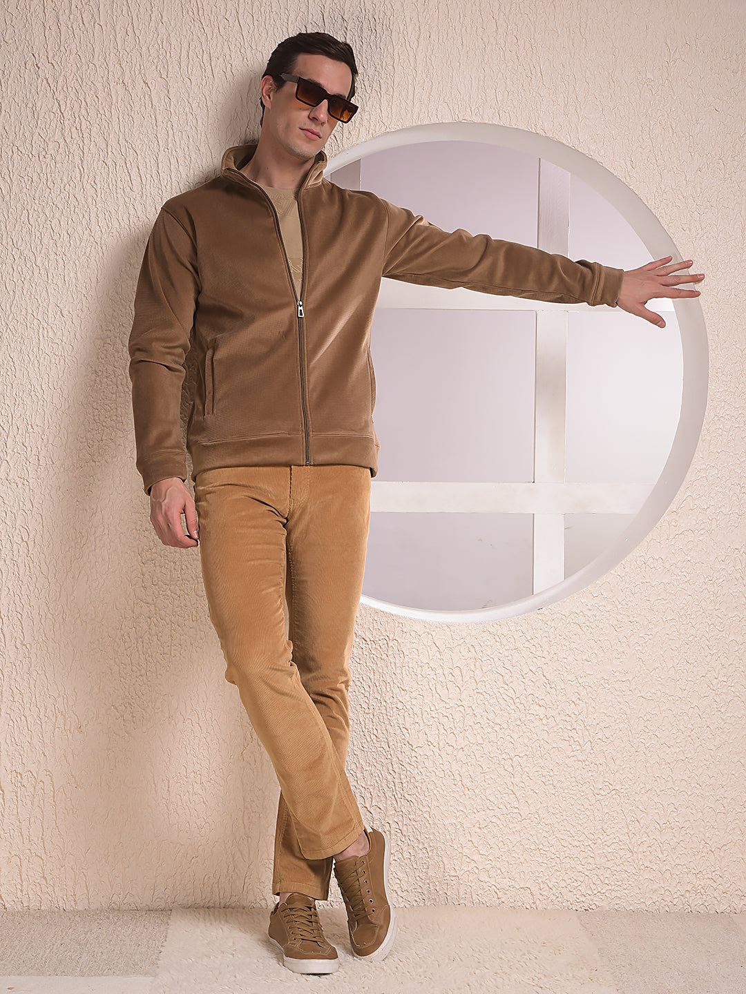 Beige Modern Sweatshirt