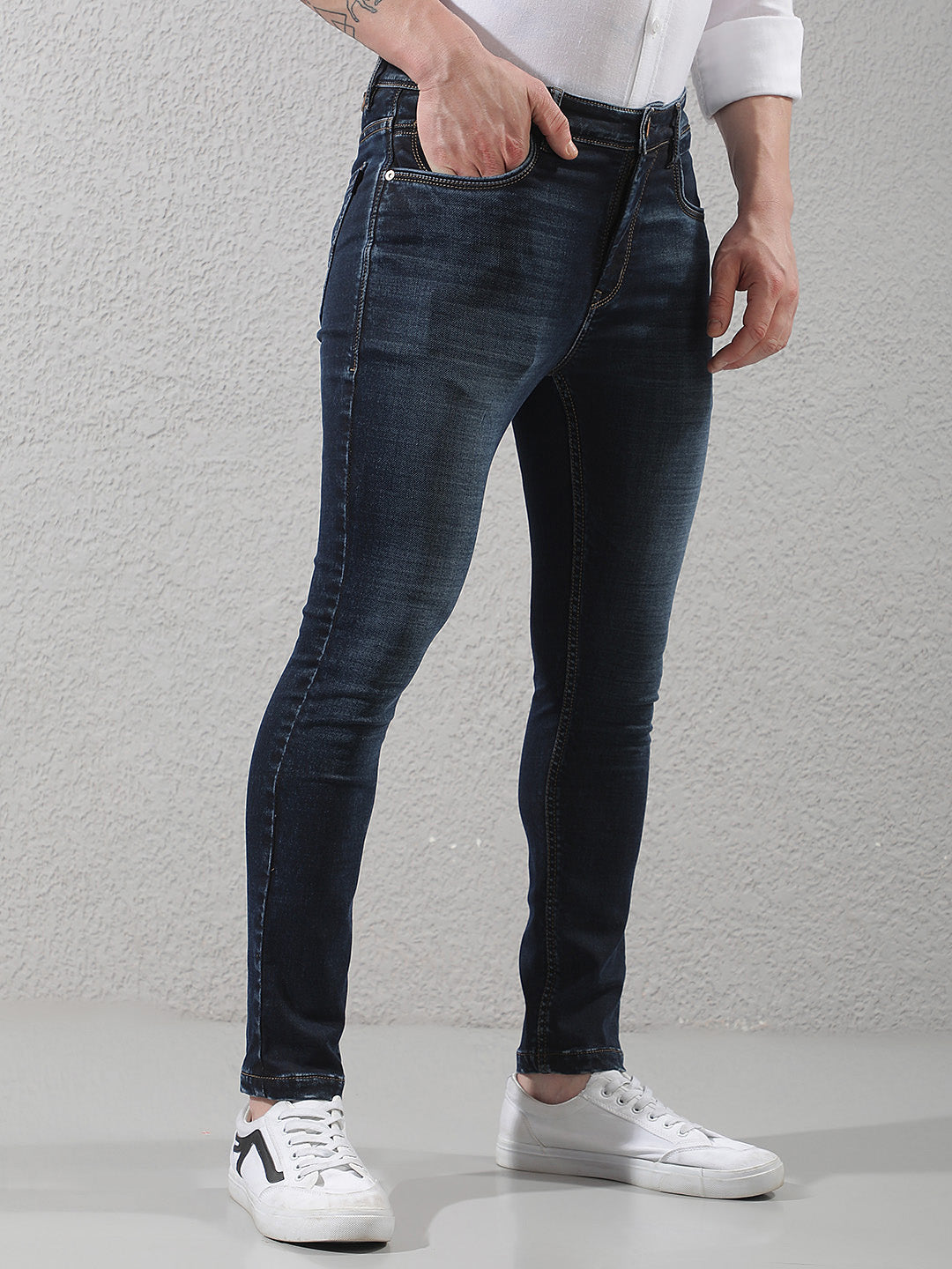 Ocean Blue Skinny Jeans