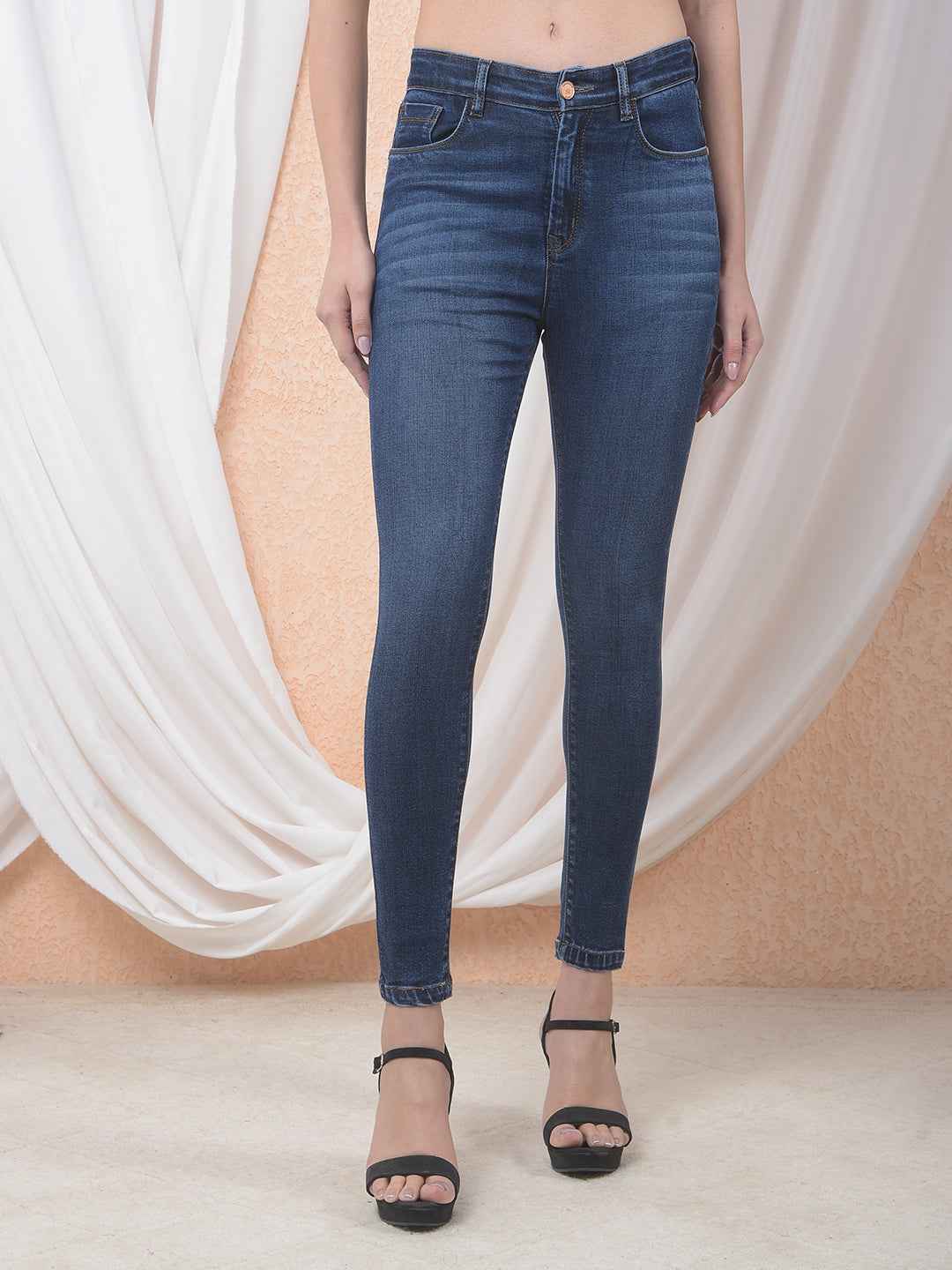 Blue Streamline Skinny Jeans