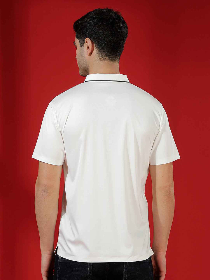 White Essential Polo T-Shirt