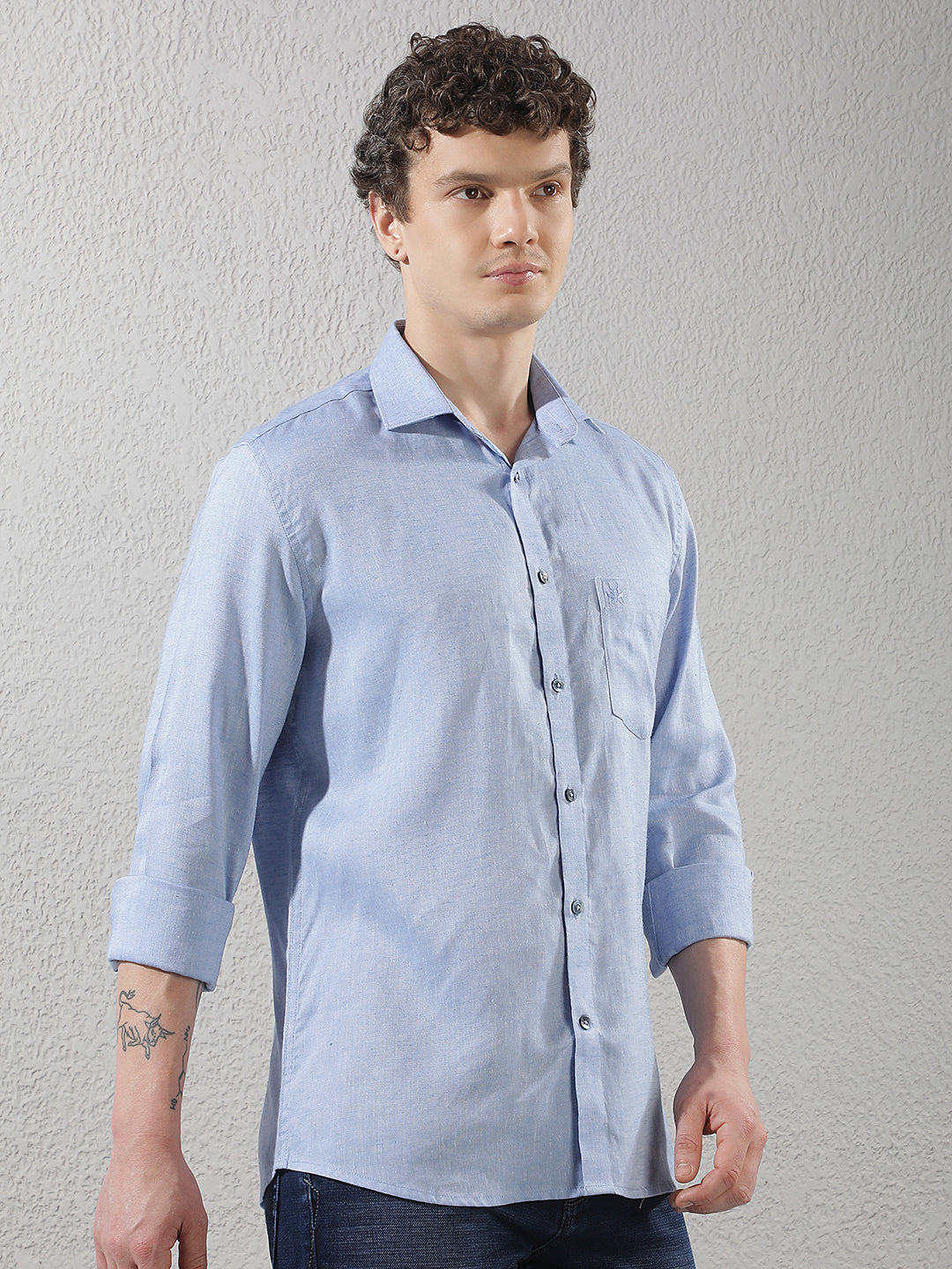 Linen Blue Shirt