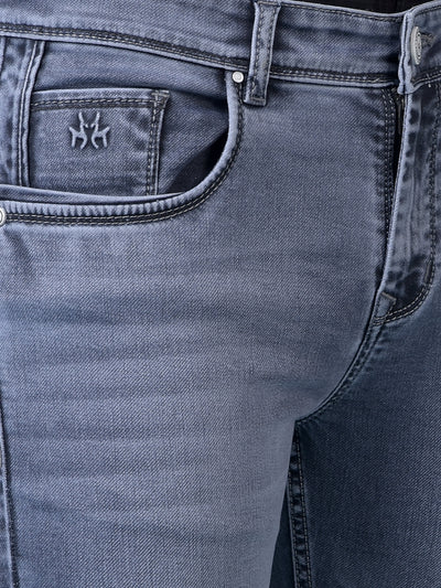 Grey Straight Jeans