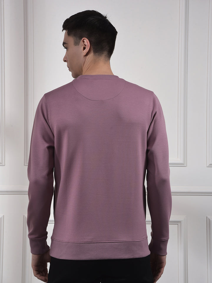 Pink Typographic Print Sweatshirt