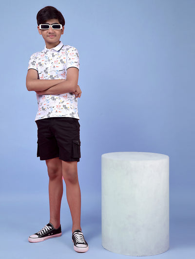 Black Cargo Shorts