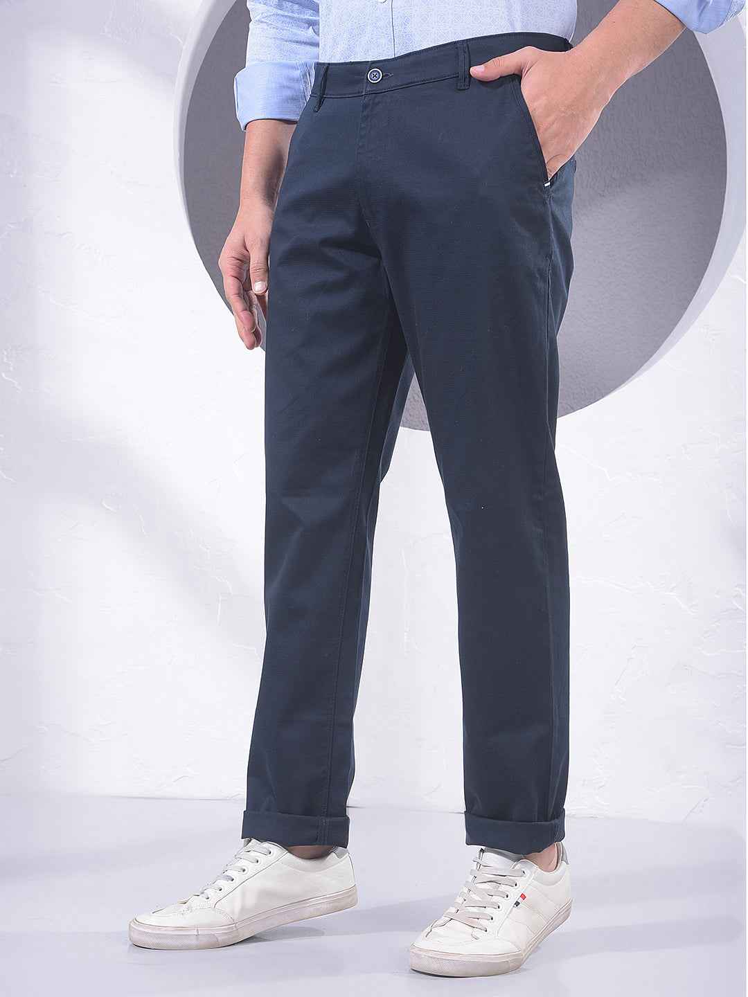 Navy Blue Essential Trousers