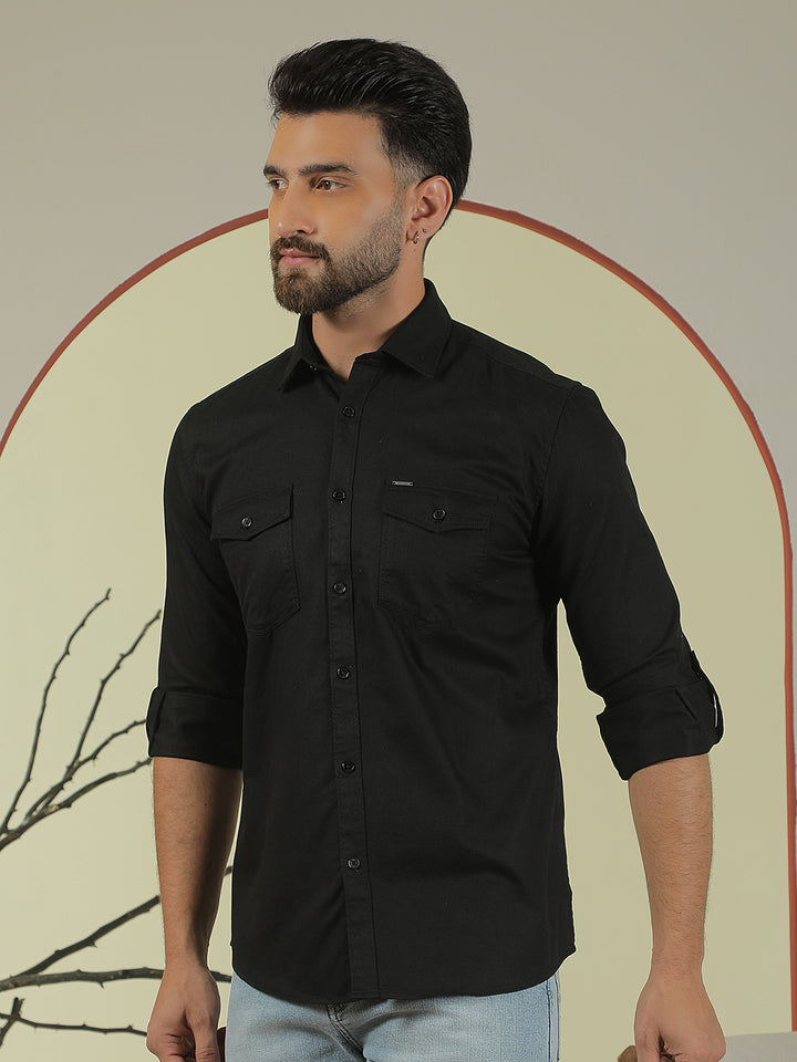 Black 100% Cotton Shirt