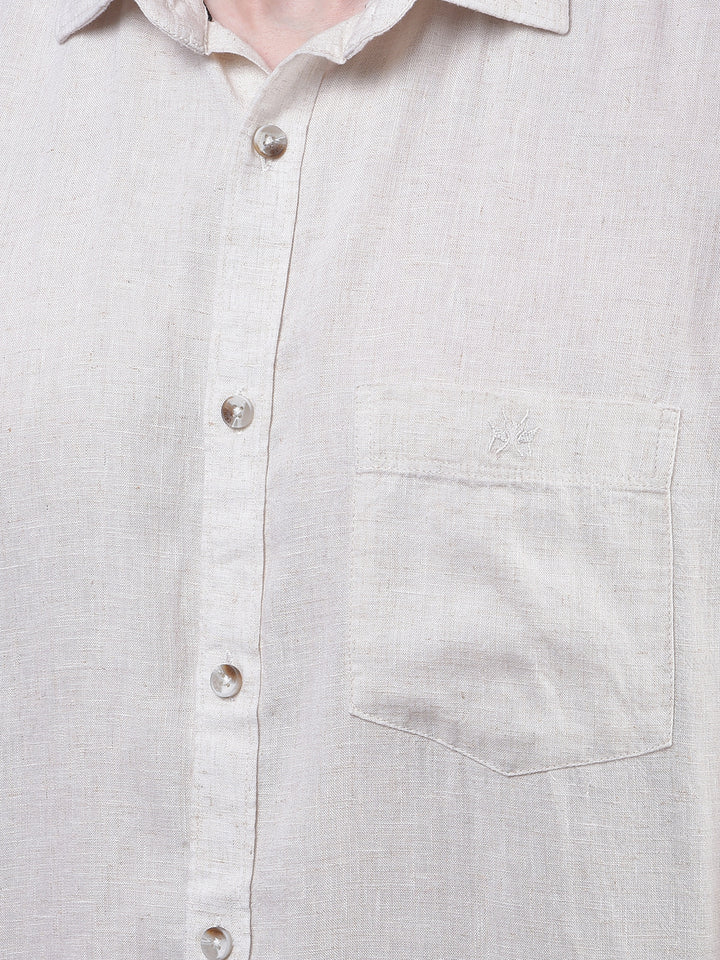 Off White Linen Shirt