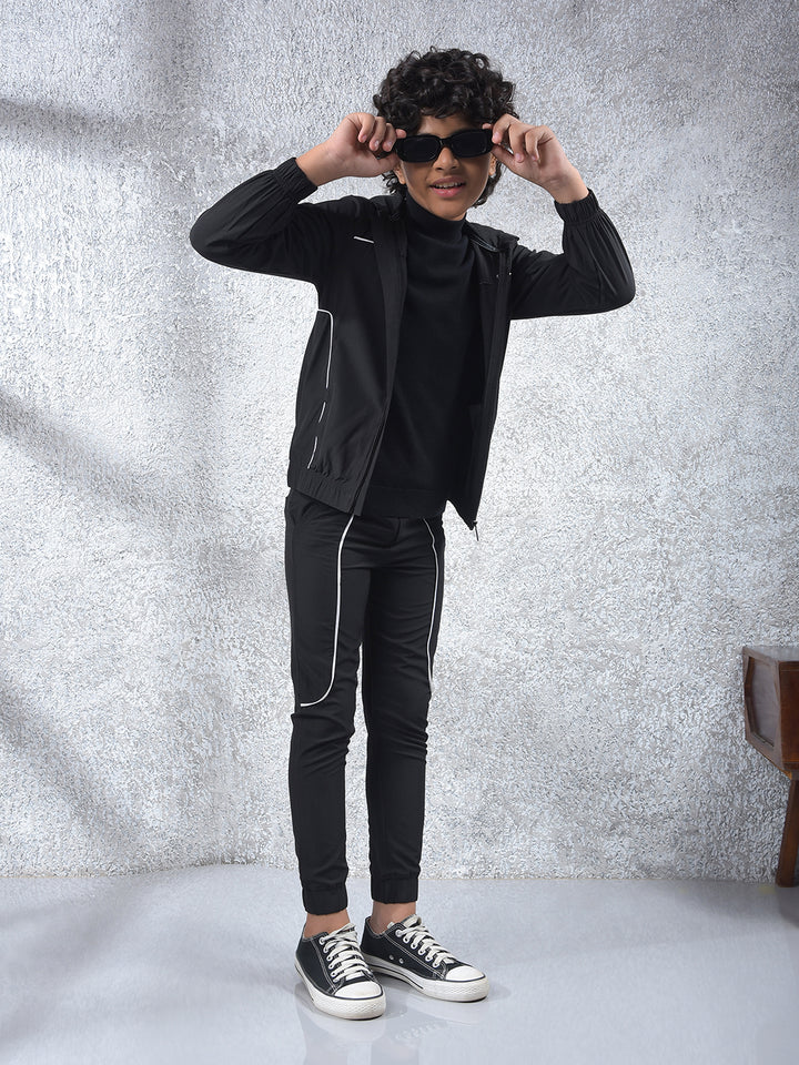 Flexible Black Joggers