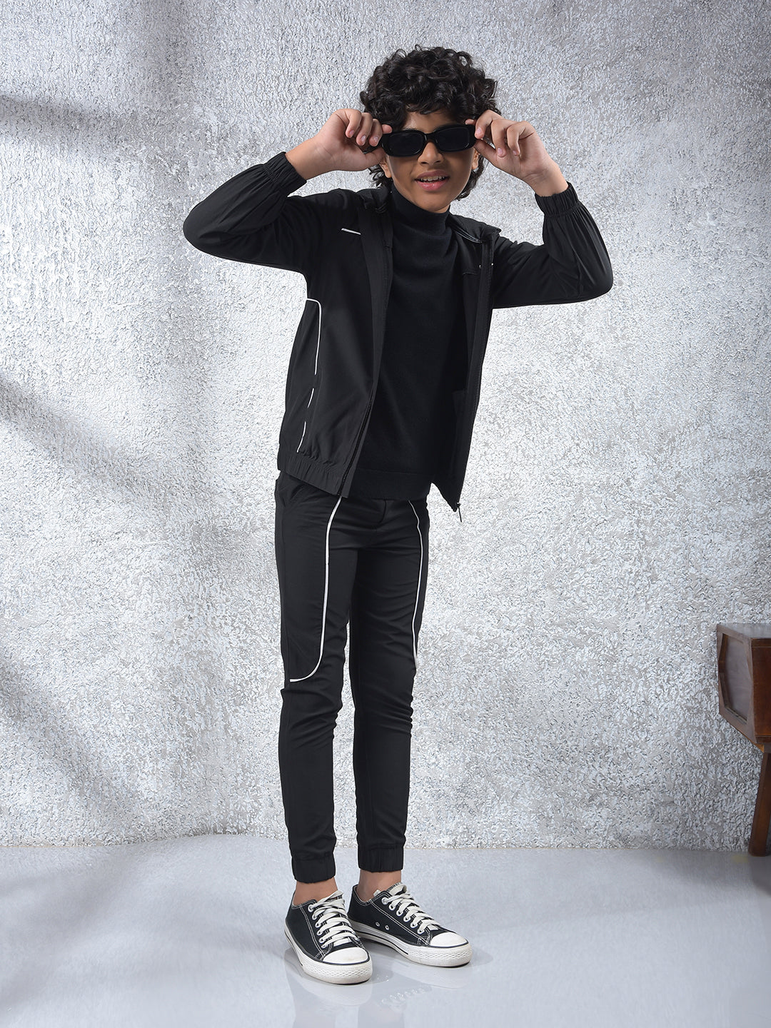 Flexible Black Joggers