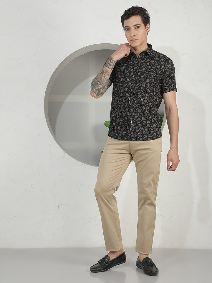 Tailored Latte Beige Straight Trousers