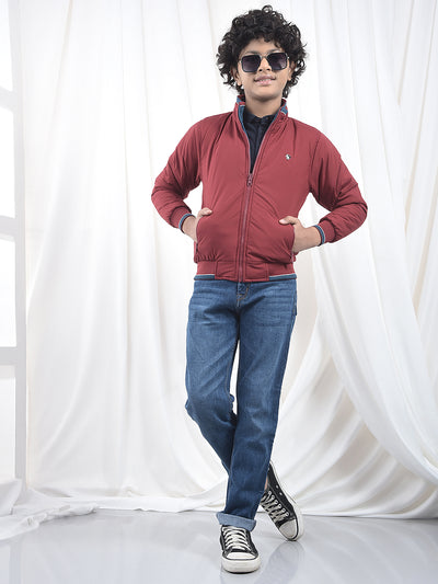 Chic Navy Blue Straight Jeans