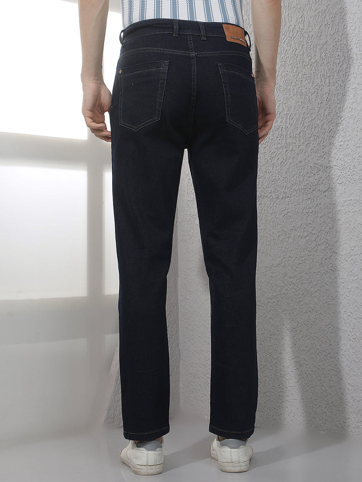 Sleek Deep Navy Navy Blue Jeans