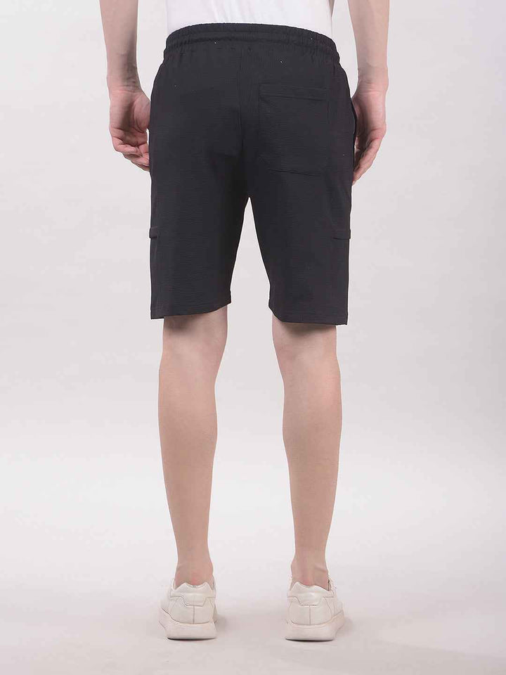ZestNoir Utility Black Shorts