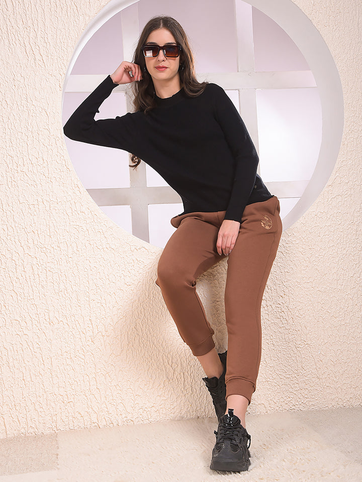 Relaxed Fit Brown Joggers