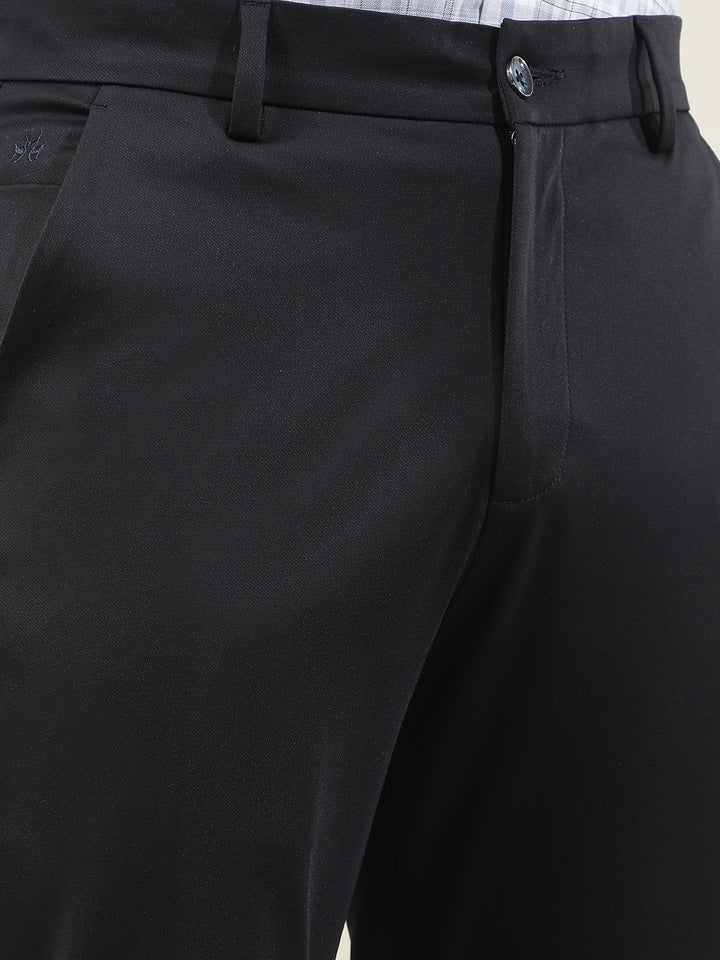 Navy Blue Knitted Trousers
