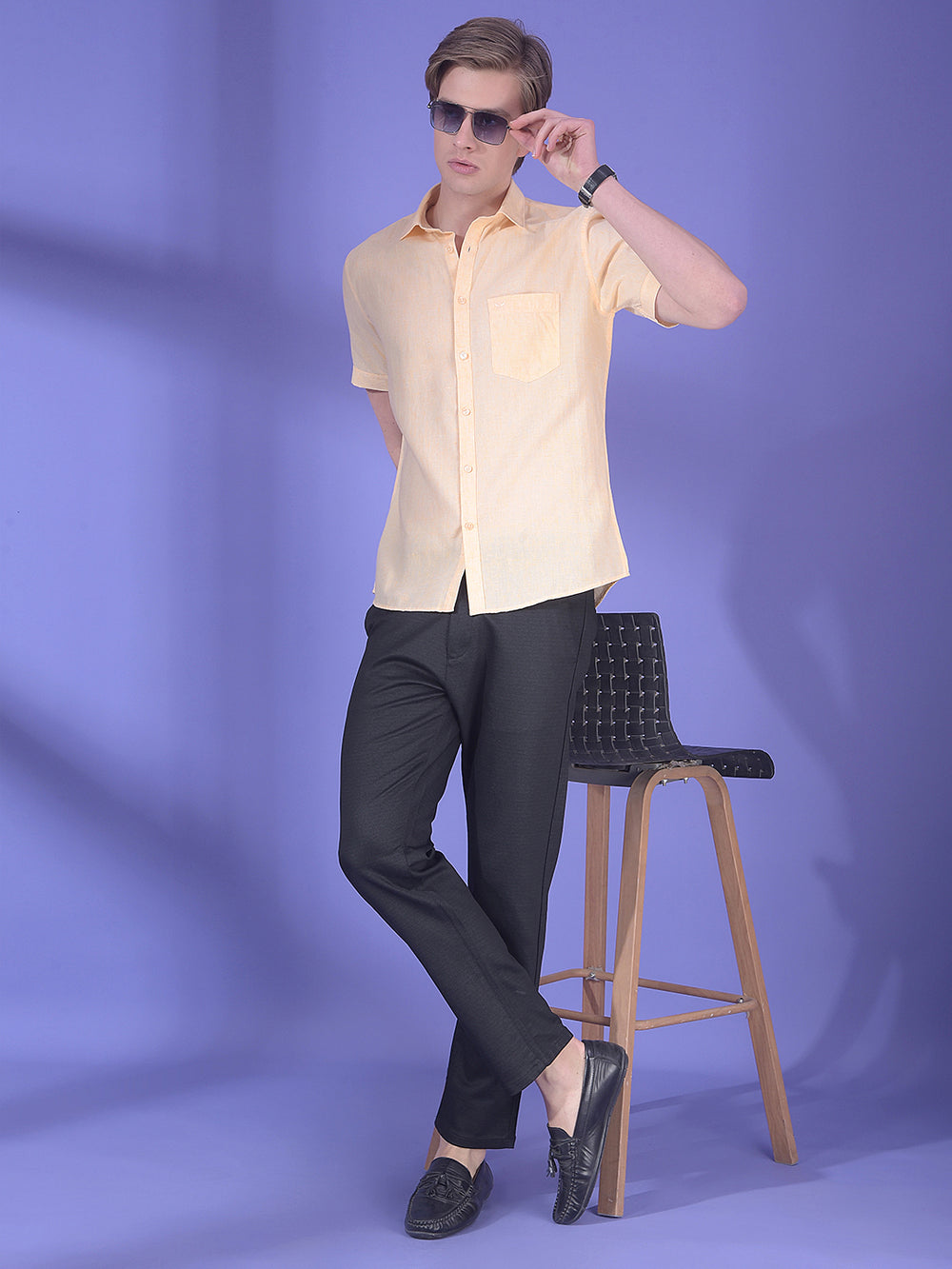 Butter Breeze Yellow Linen Shirt