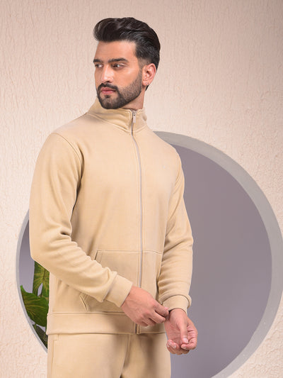 Beige Stylish Sweatshirt