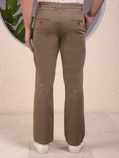 Breezy Khaki Straight Trousers