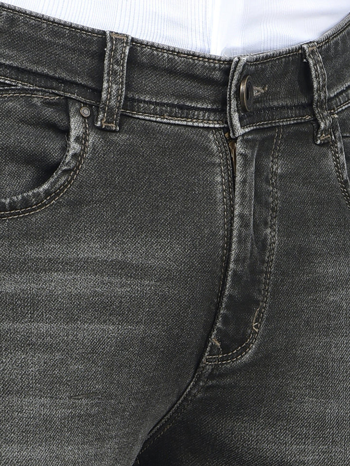Olive Green Urban Slim Jeans