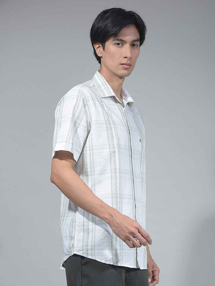 Green Check Surface Shirt